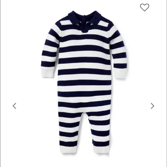Janie and Jack Other - Janie and Jack Baby Striped Collared One Piece Blue Stripes size 3-6 months